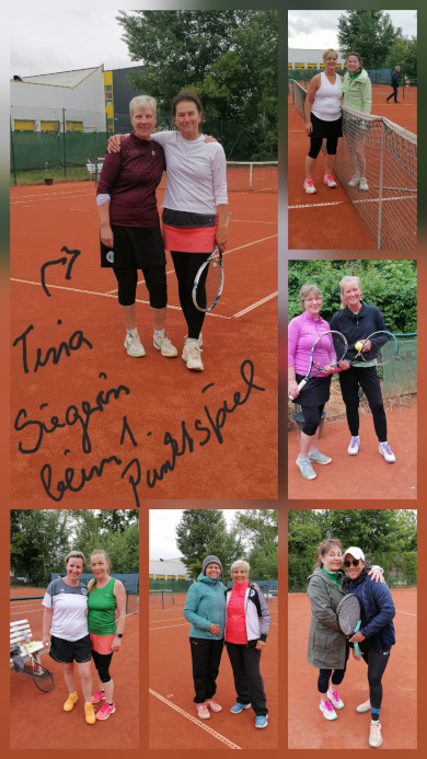 Spielerinnen des ersten Punktspiel Damen 50 TTC